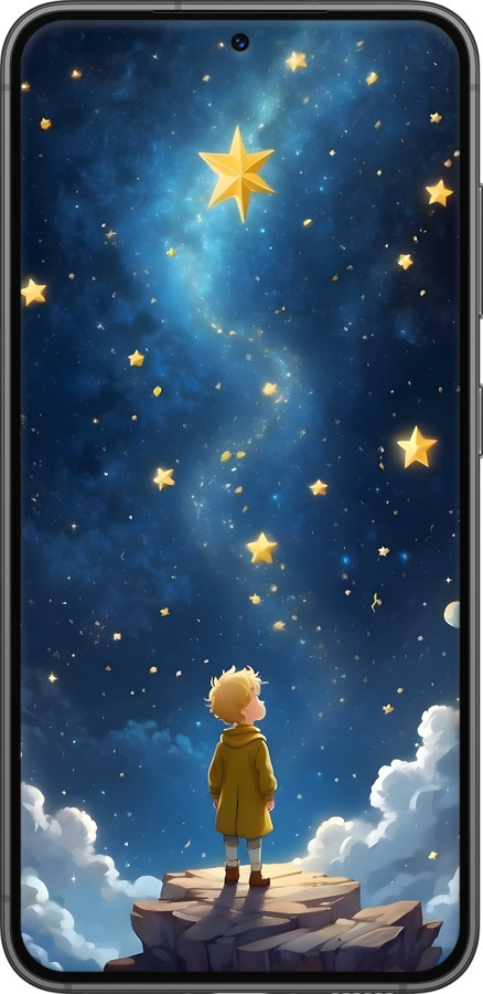 Силіконовий чехол Маленький принц для Samsung Galaxy S23 - 6326u-2907 изображение 