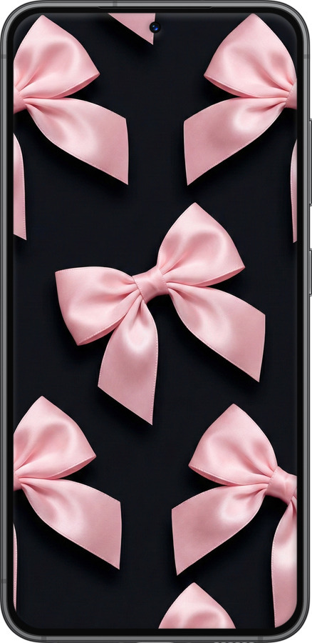 Силиконовый чехол Coquette Ribbons Dark Coquette для Samsung Galaxy S23 - 6767u-2907 изображение 