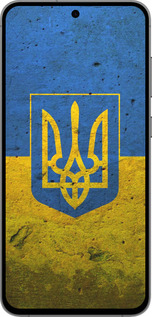 TPU чехол Флаг и герб Украины 2 для Samsung Galaxy S24 FE - 378b-3772 изображение 