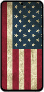 TPU чехол Флаг США для Samsung Galaxy S24 FE - 395b-3772 изображение 