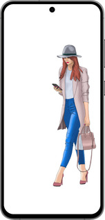TPU чехол Девушка 1 для Samsung Galaxy S24 FE - 4751b-3772 изображение 