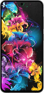 TPU чехол Абстрактные цветы для Samsung Galaxy S24 FE - 511b-3772 изображение 