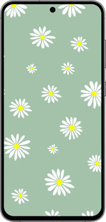 TPU чехол Ромашки v4 для Samsung Galaxy S24 FE - 5603b-3772 изображение 