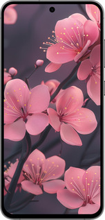 TPU чехол Пурпурная сакура для Samsung Galaxy S24 FE - 6075b-3772 изображение 
