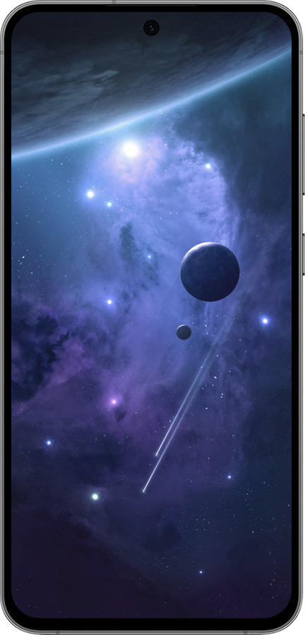 TPU чехол Планеты в синем космосе для Samsung Galaxy S24 FE - 171b-3772 изображение 