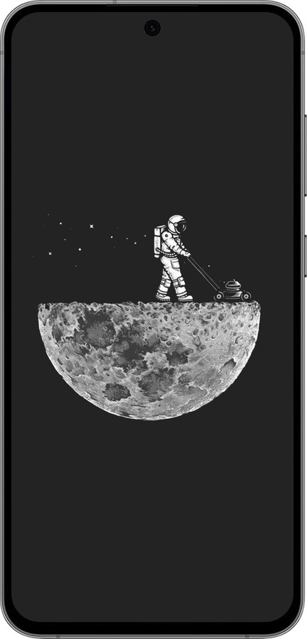 TPU чехол Moon in dark для Samsung Galaxy S24 FE - 4176b-3772 изображение 