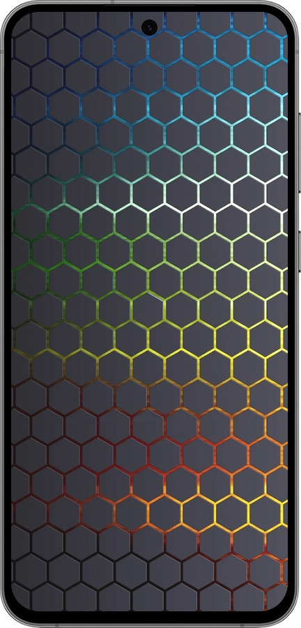 TPU чехол Переливающиеся соты для Samsung Galaxy S24 FE - 498b-3772 изображение 