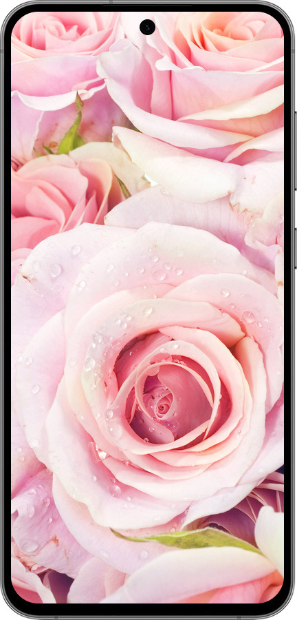 TPU чехол Розы для Samsung Galaxy S24 FE - 525b-3772 изображение 