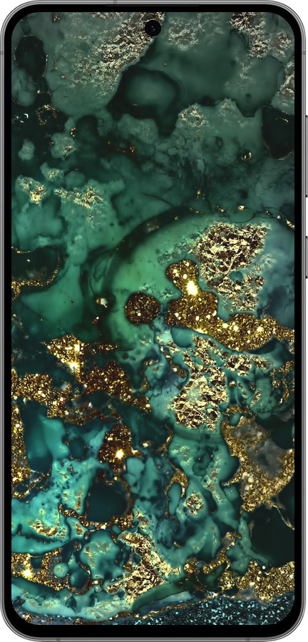 TPU чехол Мрамор золото богатство для Samsung Galaxy S24 FE - 5419b-3772 изображение 