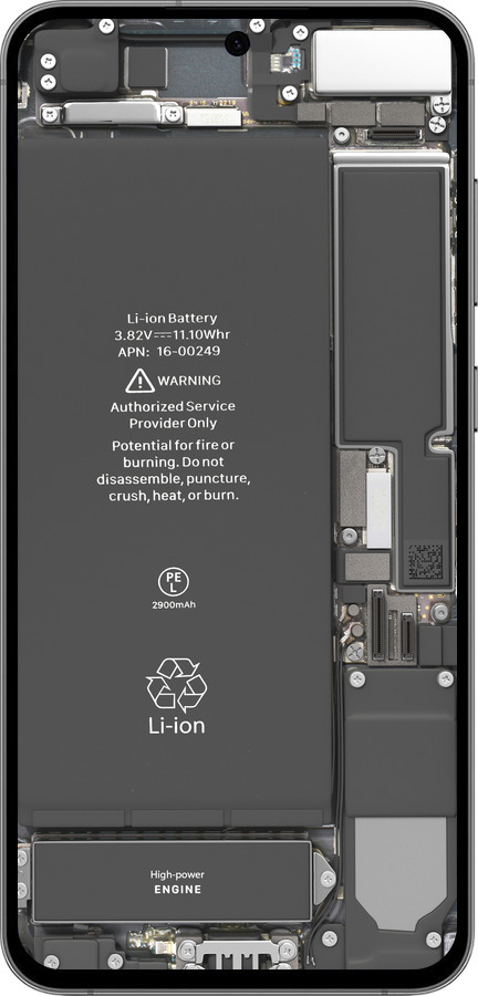 TPU чехол Детали смартфона для Samsung Galaxy S24 FE - 5487b-3772 изображение 
