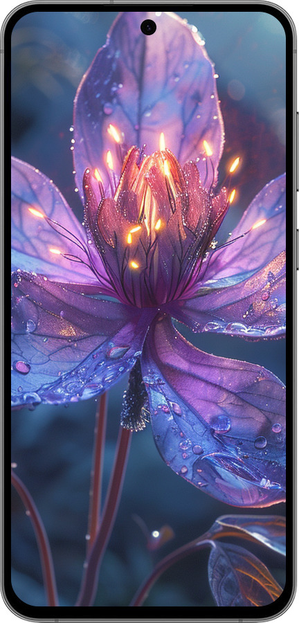 TPU чехол Магический цветок для Samsung Galaxy S24 FE - 6038b-3772 изображение 