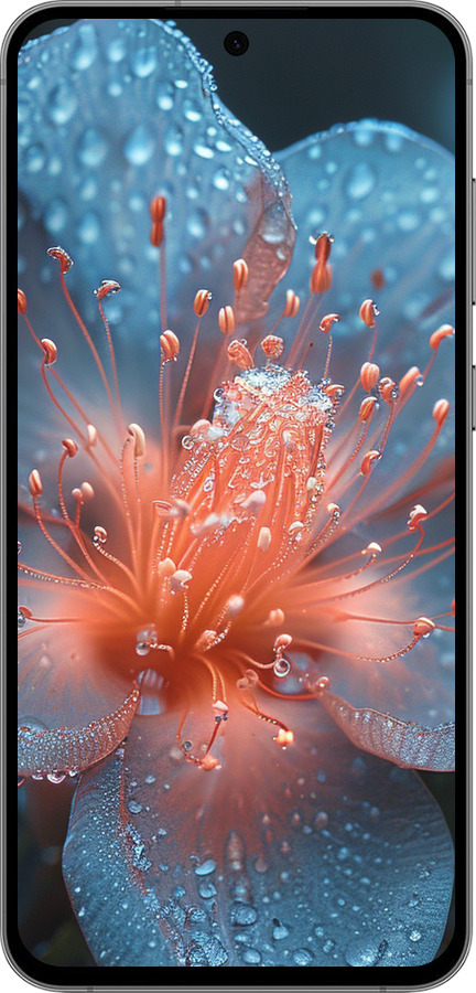 TPU чехол Роса на цветке для Samsung Galaxy S24 FE - 6039b-3772 изображение 