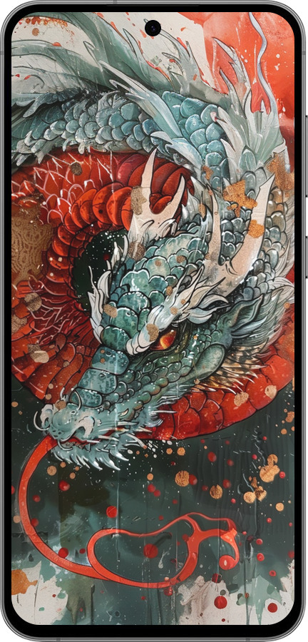 TPU чехол Стихия огня для Samsung Galaxy S24 FE - 6101b-3772 изображение 