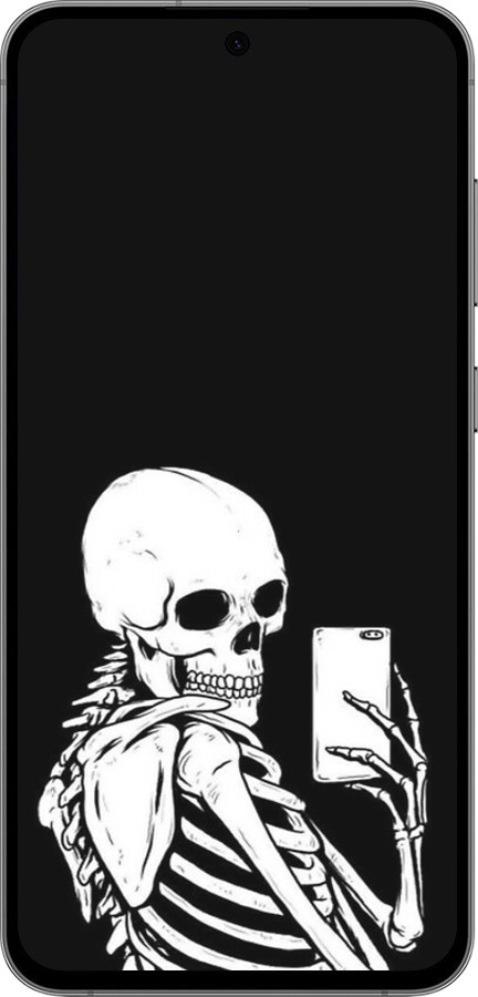 TPU чехол Скелет делает Selfie для Samsung Galaxy S24 FE - 6535b-3772 изображение 