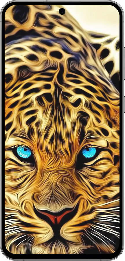 TPU чехол Леопард для Samsung Galaxy S24 FE - 6611b-3772 изображение 
