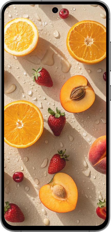 TPU чехол Фрукты 3 для Samsung Galaxy S24 FE - 6703b-3772 изображение 