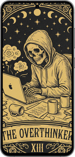 Силиконовый чехол The Overthinker для Samsung Galaxy S24 FE - 6774u-3772 изображение 