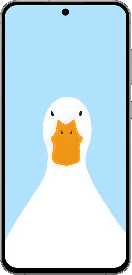 Силиконовый чехол Гусь для Samsung Galaxy S24 FE - 6350u-3772 изображение 