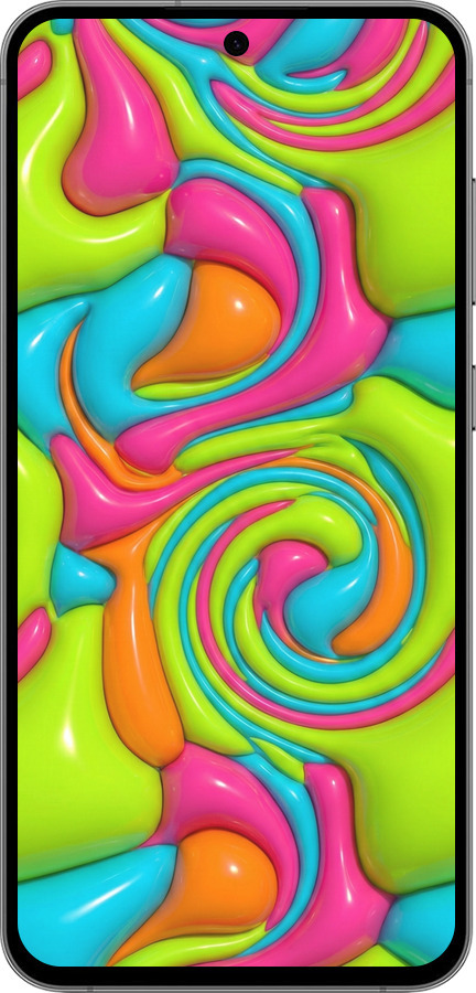 Силиконовый чехол Y2K Jelly Dream для Samsung Galaxy S24 FE - 6780u-3772 изображение 