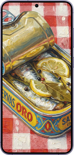 Силиконовый чехол Vintage Sardine Tin Phone для Samsung Galaxy S24 Plus - 6772u-3388 изображение 