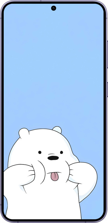 Силиконовый чехол Милый мишка для Samsung Galaxy S24 Plus - 6357u-3388 изображение 