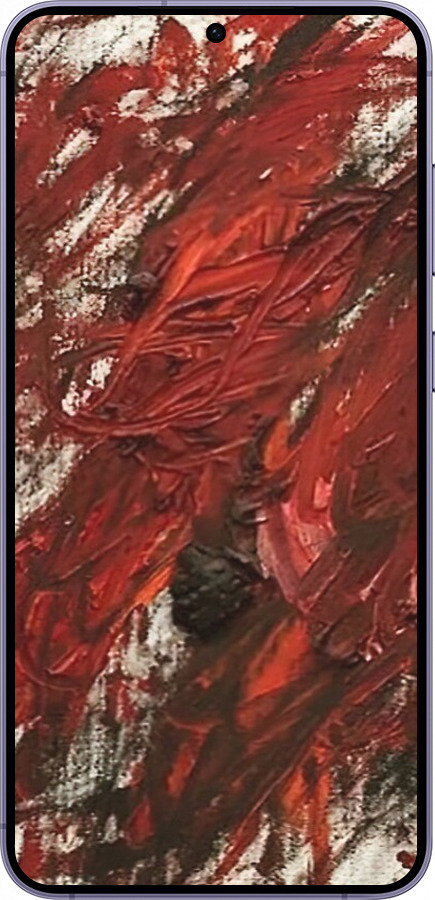Силиконовый чехол Абстрактная композиция в красных тонах для Samsung Galaxy S24 Plus - 6541u-3388 изображение 