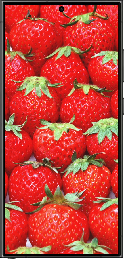 TPU чехол Клубника для Samsung Galaxy S24 Ultra - 6020b-3389 изображение 