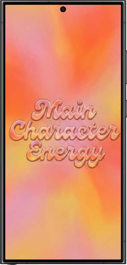 TPU чехол Aura Gradient Main Character Energy Aesthetic Y2K для Samsung Galaxy S24 Ultra - 6783b-3389 изображение 