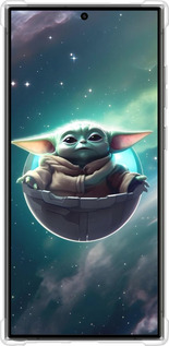 Силикон с усиленными углами чехол Малышь йода для Samsung Galaxy S24 Ultra - 6294sp-3389 изображение 