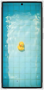 Силикон с усиленными углами чехол Утенок для Samsung Galaxy S24 Ultra - 6323sp-3389 изображение 