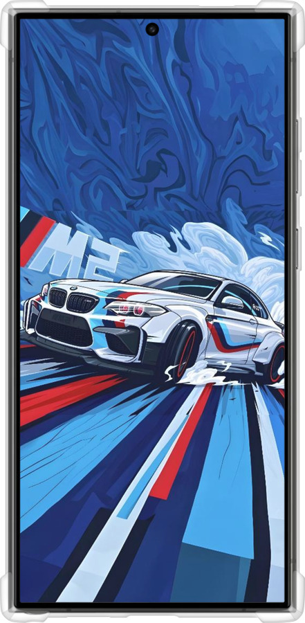 Силикон с усиленными углами чехол БМВ для Samsung Galaxy S24 Ultra - 6292sp-3389 изображение 