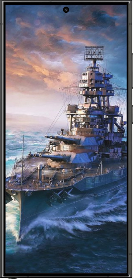 Силіконовий чехол Військовий корабель, world of tanks, wargaming для Samsung Galaxy S24 Ultra - 6461u-3389 изображение 