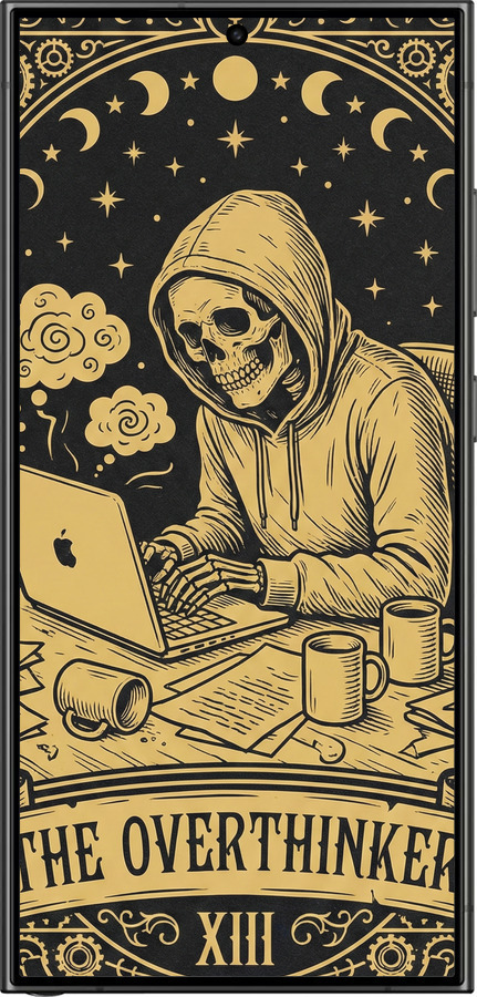 Силиконовый чехол The Overthinker для Samsung Galaxy S24 Ultra - 6774u-3389 изображение 