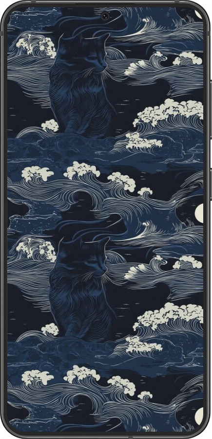 TPU чехол Морская тематика в стиле арт-деко для Samsung Galaxy S24 - 6520b-3390 изображение 