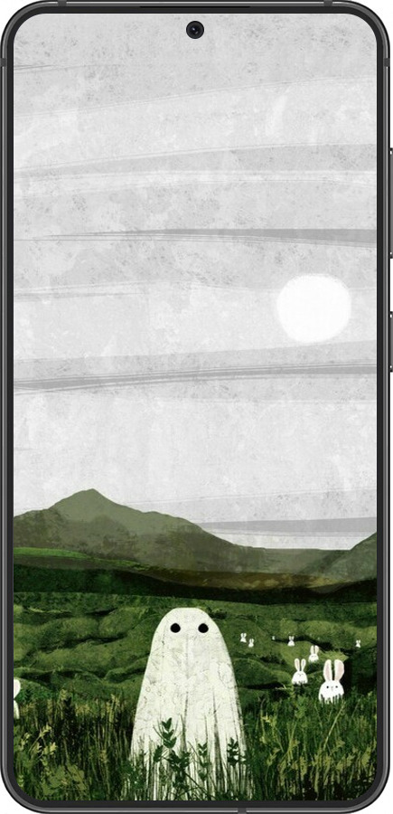 Силіконовий чехол Привид для Samsung Galaxy S24 - 6492u-3390 изображение 