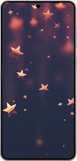 Силіконовий чехол Падаючі зірки для Samsung Galaxy S25 Edge - 3974u-3923 изображение 