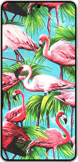 Силиконовый чехол Tropical background для Samsung Galaxy S25 Edge - 4016u-3923 изображение 