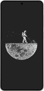 Силиконовый чехол Moon in dark для Samsung Galaxy S25 Edge - 4176u-3923 изображение 