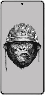 Силиконовый чехол military monkey для Samsung Galaxy S25 Edge - 4177u-3923 изображение 