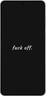 Силиконовый чехол Fuck off для Samsung Galaxy S25 Edge - 4731u-3923 изображение 