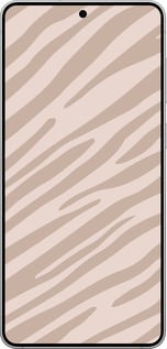 Силиконовый чехол Зебра беж для Samsung Galaxy S25 Edge - 4875u-3923 изображение 