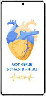 Силиконовый чехол Сердце v2 для Samsung Galaxy S25 Edge - 5296u-3923 изображение 