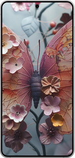 Силиконовый чехол Fairy Butterfly для Samsung Galaxy S25 Edge - 6048u-3923 изображение 