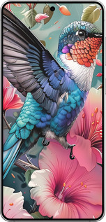 Силиконовый чехол Сказочная колибри для Samsung Galaxy S25 Edge - 6051u-3923 изображение 