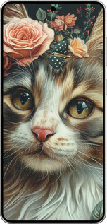 Силиконовый чехол Cats and flowers для Samsung Galaxy S25 Edge - 6069u-3923 изображение 