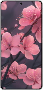 Силіконовий чехол Пурпурова сакура для Samsung Galaxy S25 Edge - 6075u-3923 изображение 