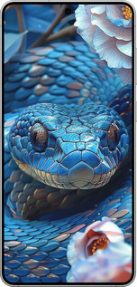 Силіконовий чехол Blue Snake для Samsung Galaxy S25 Edge - 6079u-3923 изображение 