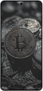 Силіконовий чехол Black Bitcoin для Samsung Galaxy S25 Edge - 6090u-3923 изображение 