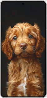 Силиконовый чехол Cocker spaniel на черном фоне для Samsung Galaxy S25 Edge - 6137u-3923 изображение 