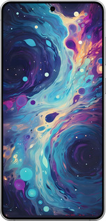 Силиконовый чехол Арт акварель для Samsung Galaxy S25 Edge - 6329u-3923 изображение 
